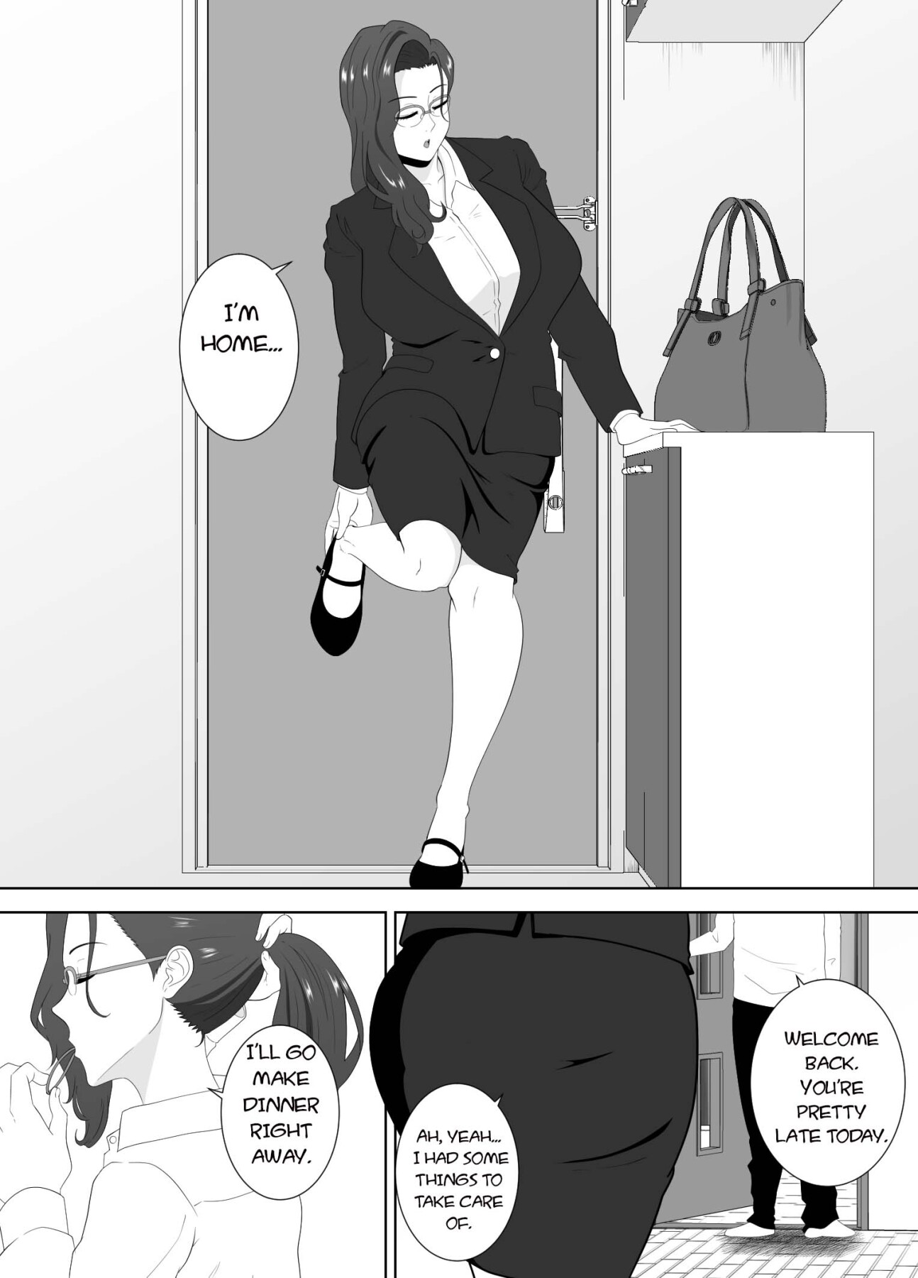 Hentai Manga Comic-Fallen mother after school-Read-5